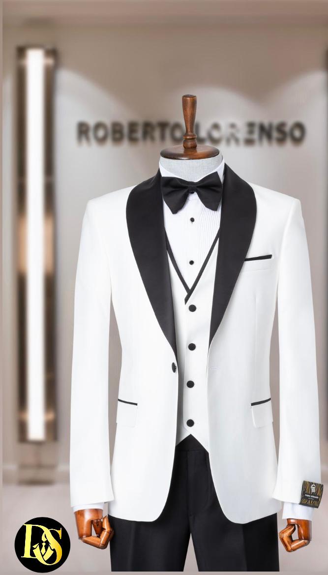 Smoking blanc élégant _ Turque