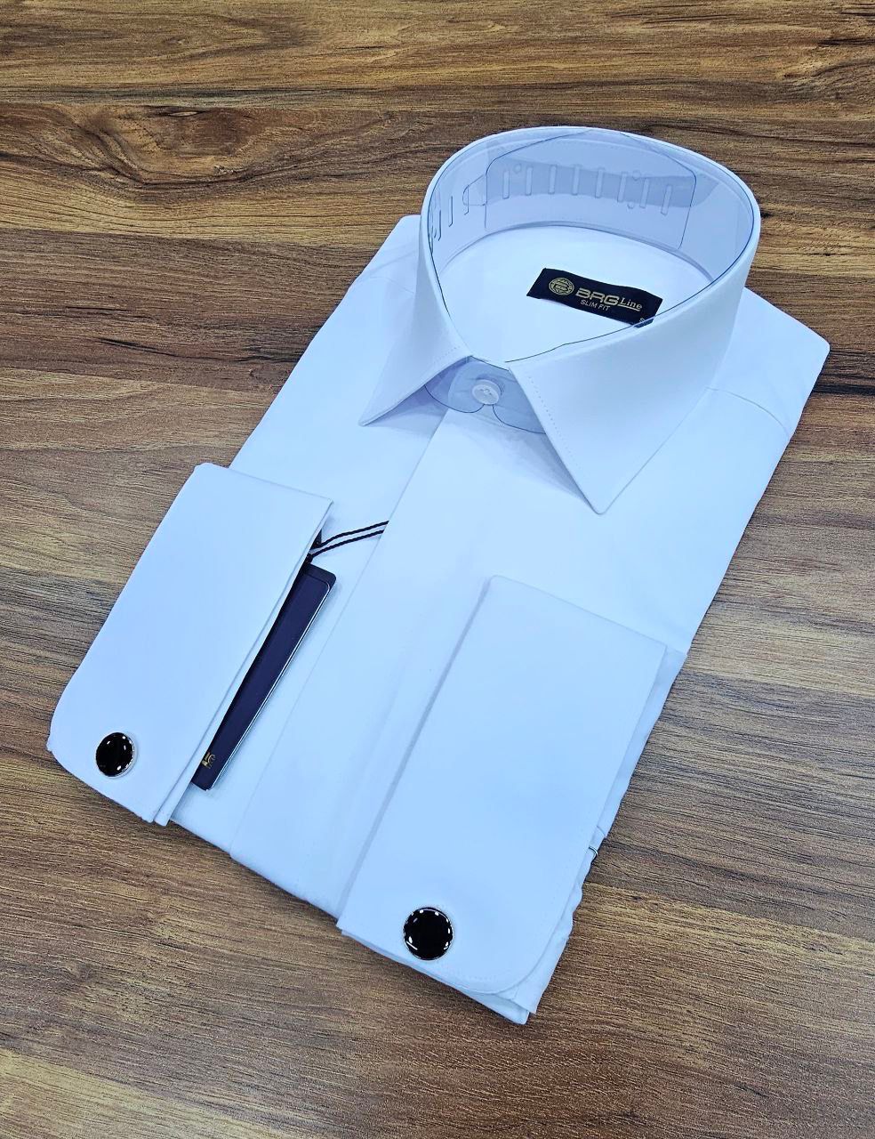 Chemise Blanche Homme Boutons Manchettes