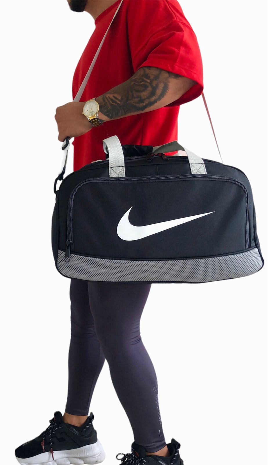 Maletín Deportivo - Negro con Gris REF 2