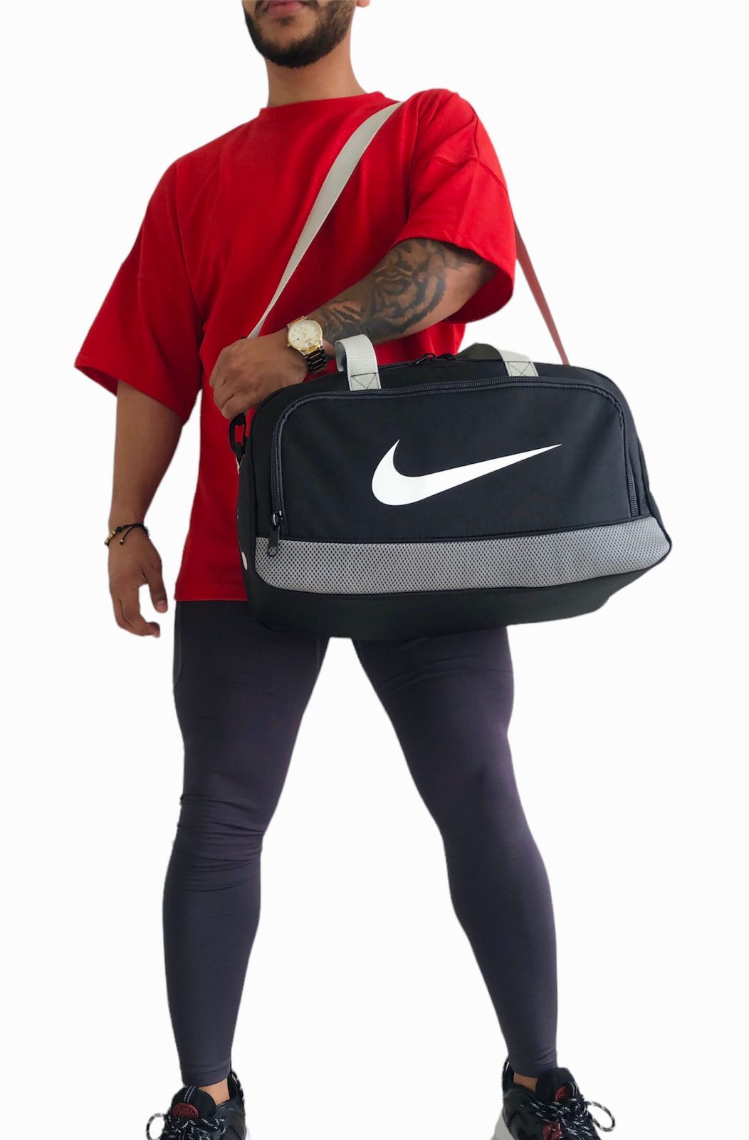 Maletín Deportivo - Negro con Gris REF 2