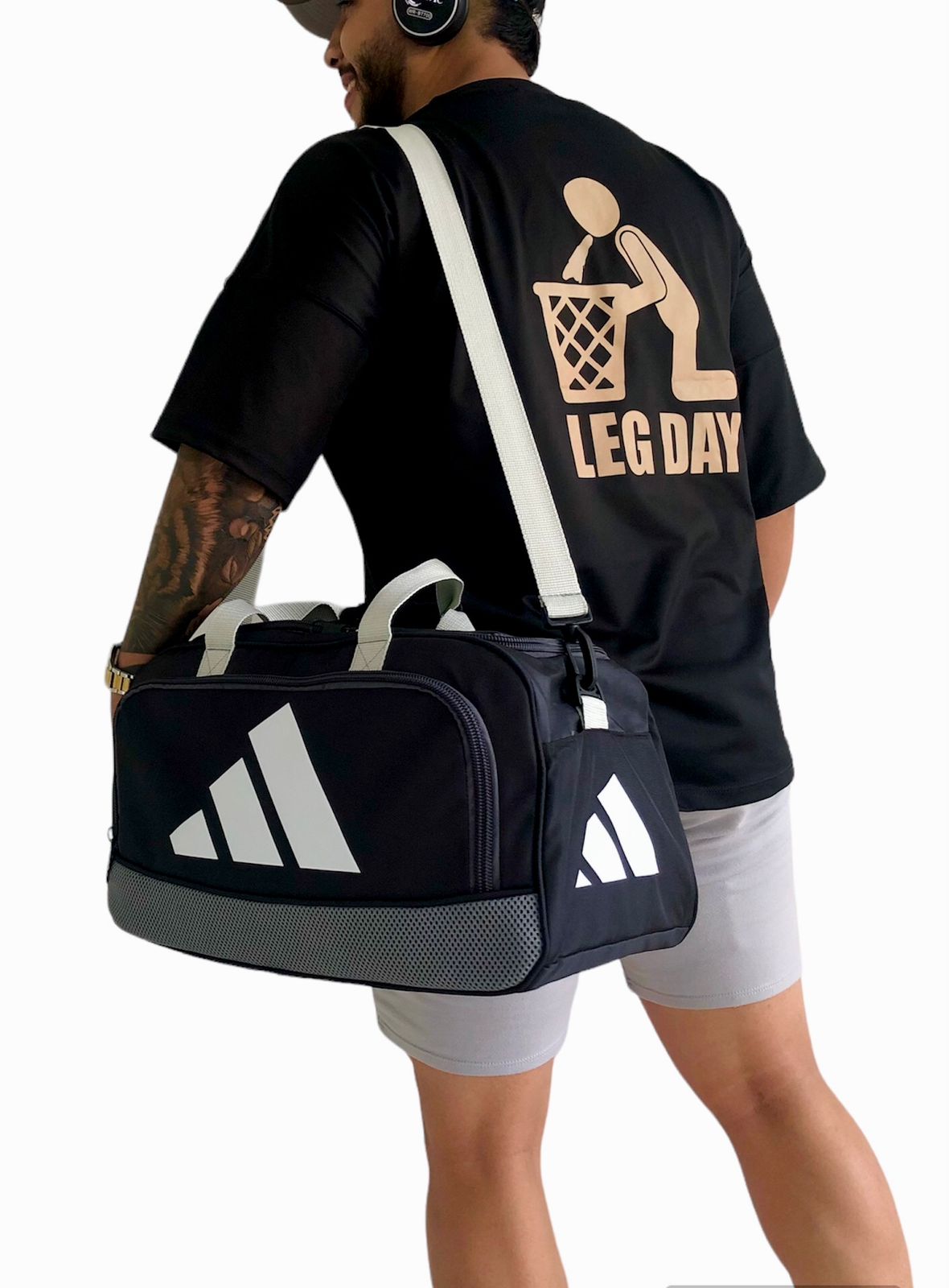 Maletín Deportivo - Negro Gris - REF 1