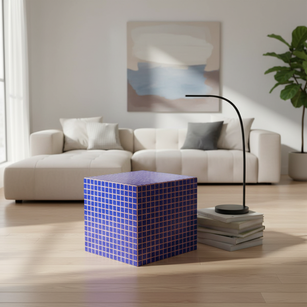 Ceramiczna kostka - indygo