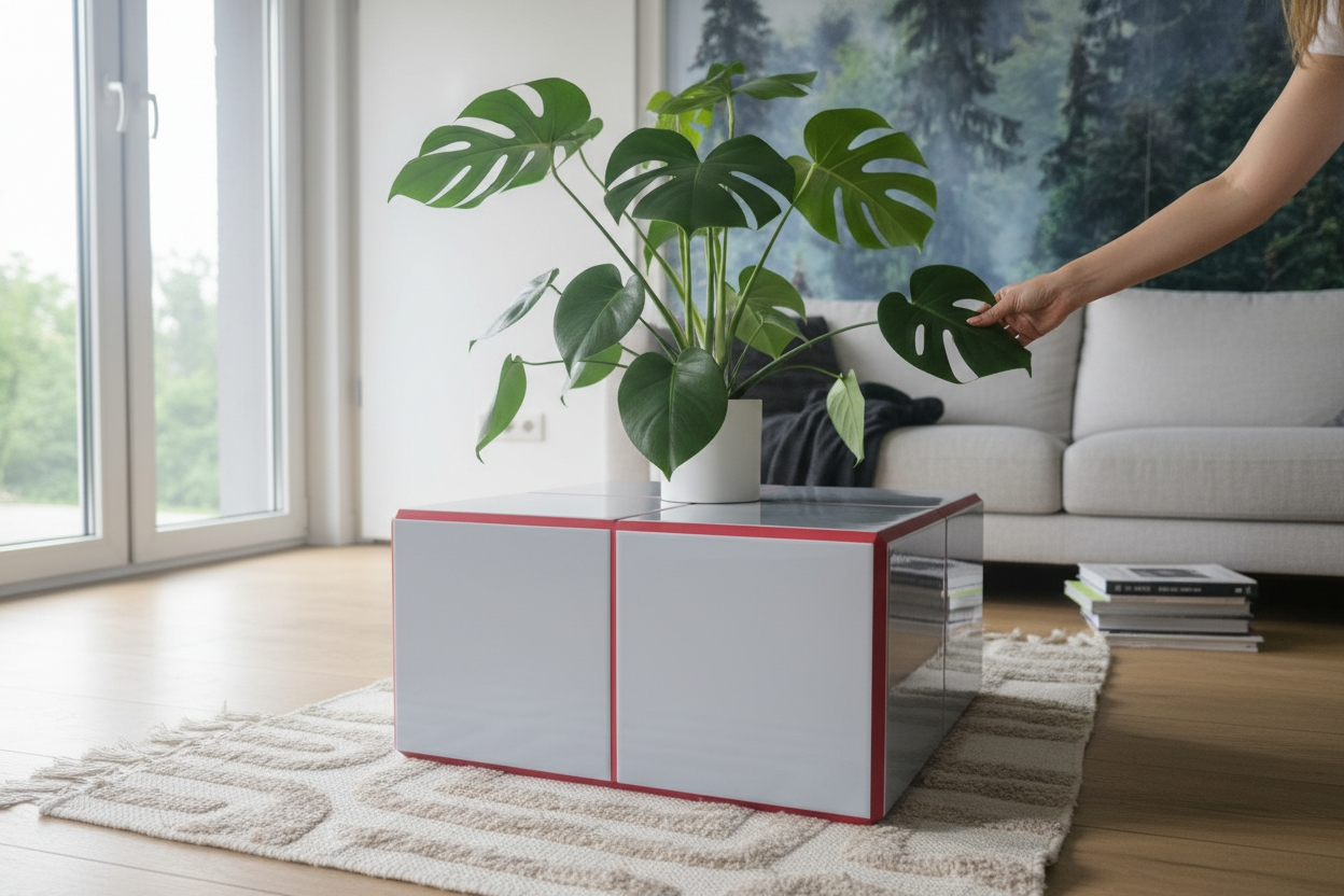 Ceramiczna kostka - szara