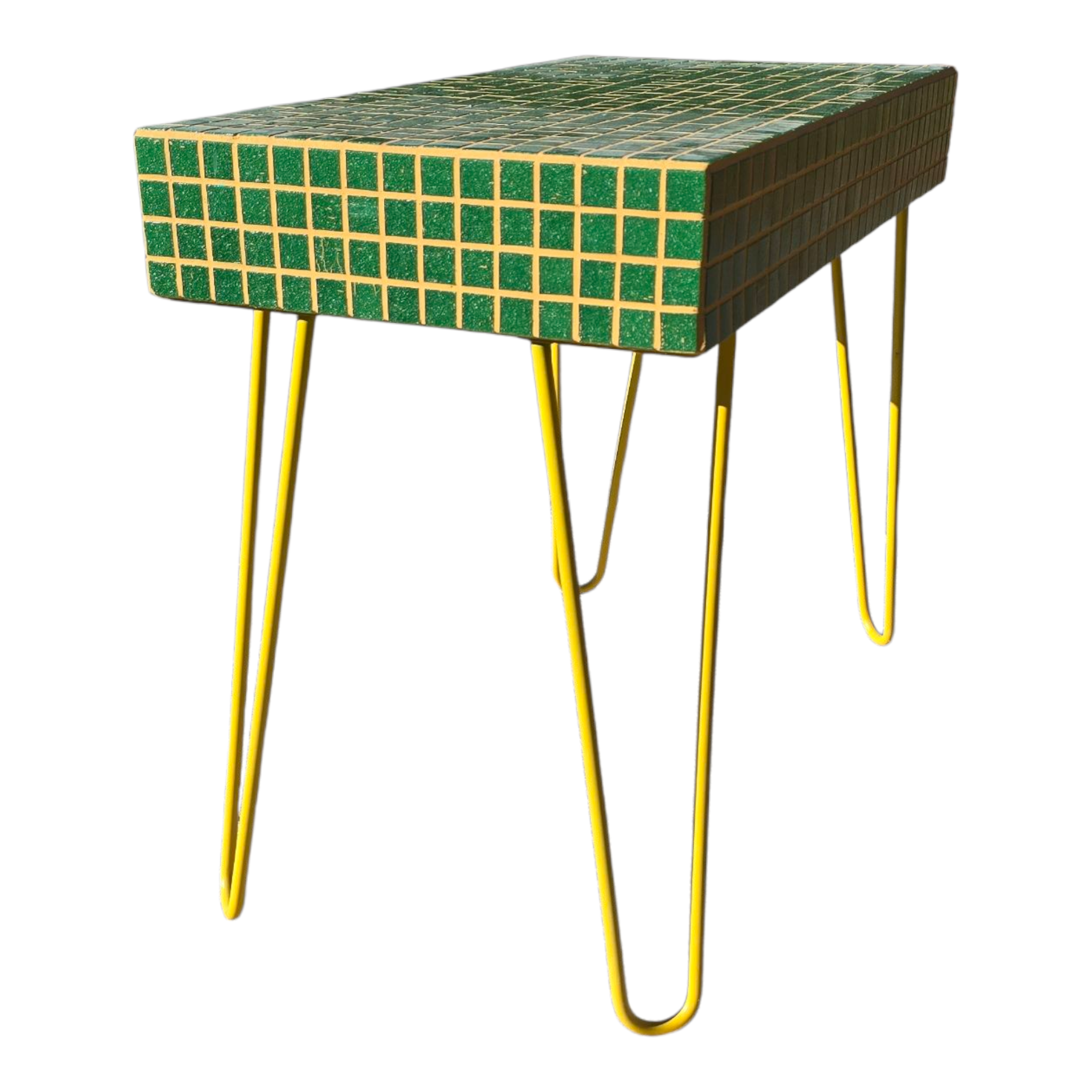 Ceramiczny stolik - zielony