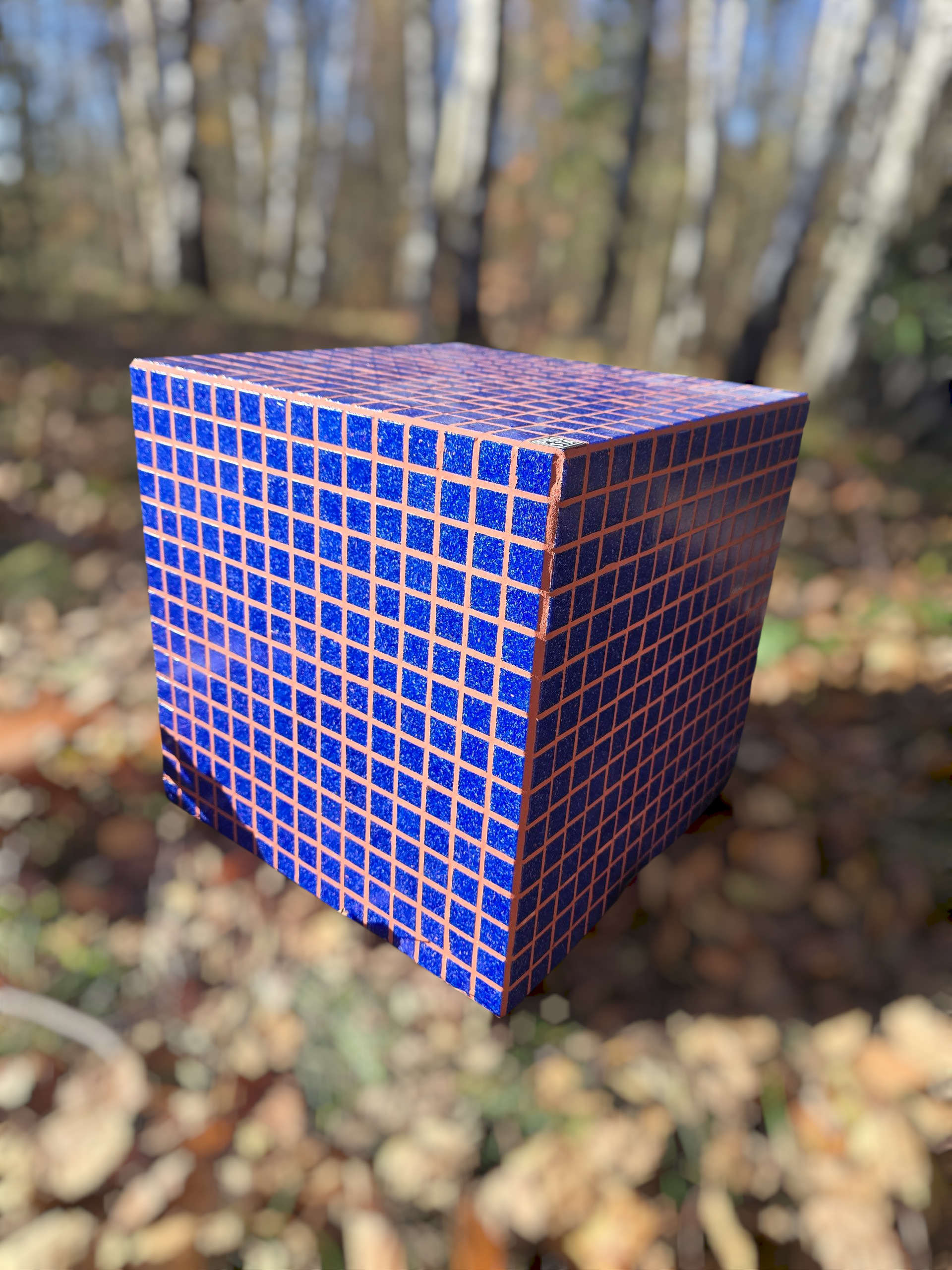 Ceramiczna kostka - indygo