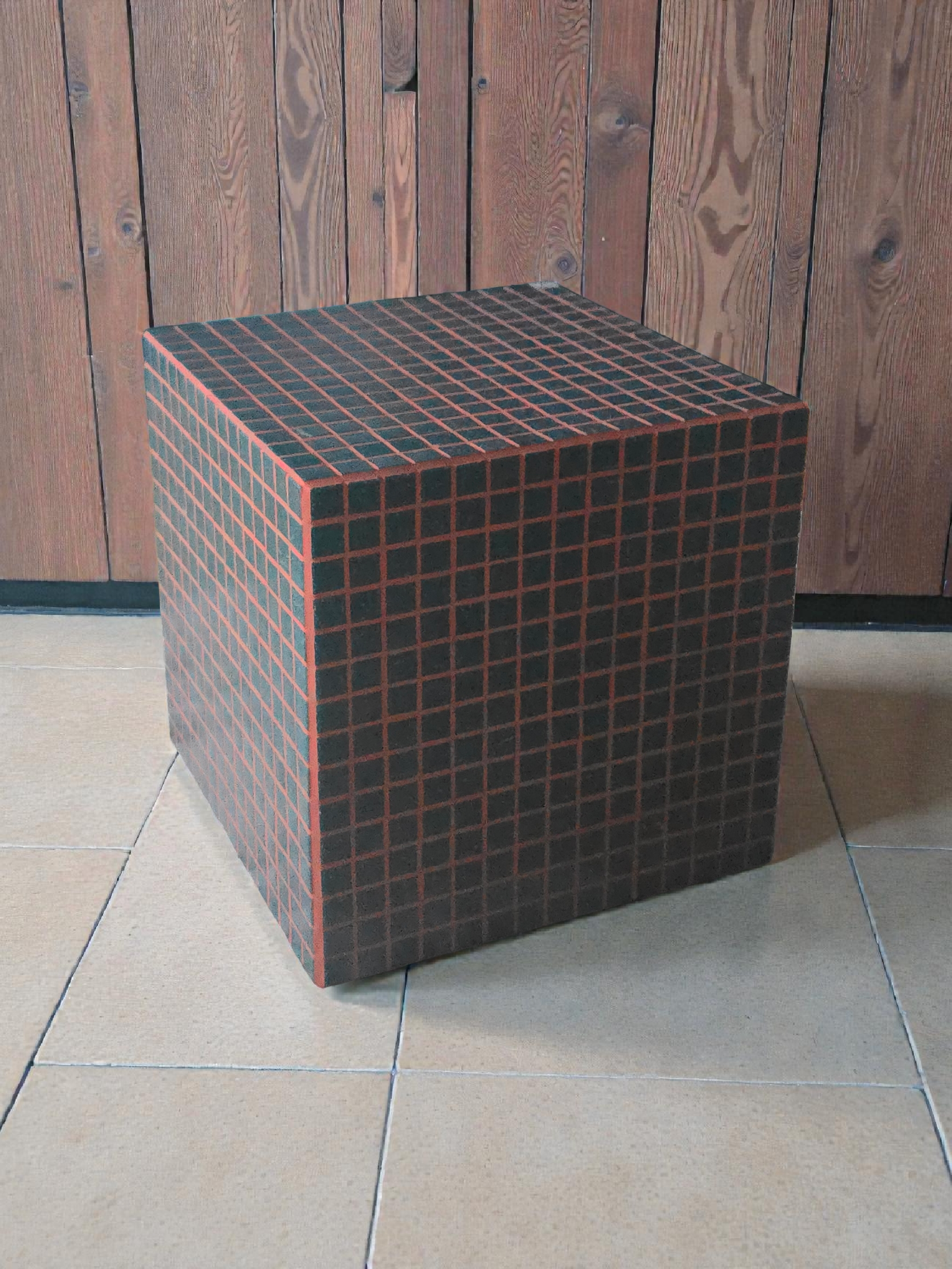 Ceramiczna kostka - zielona III