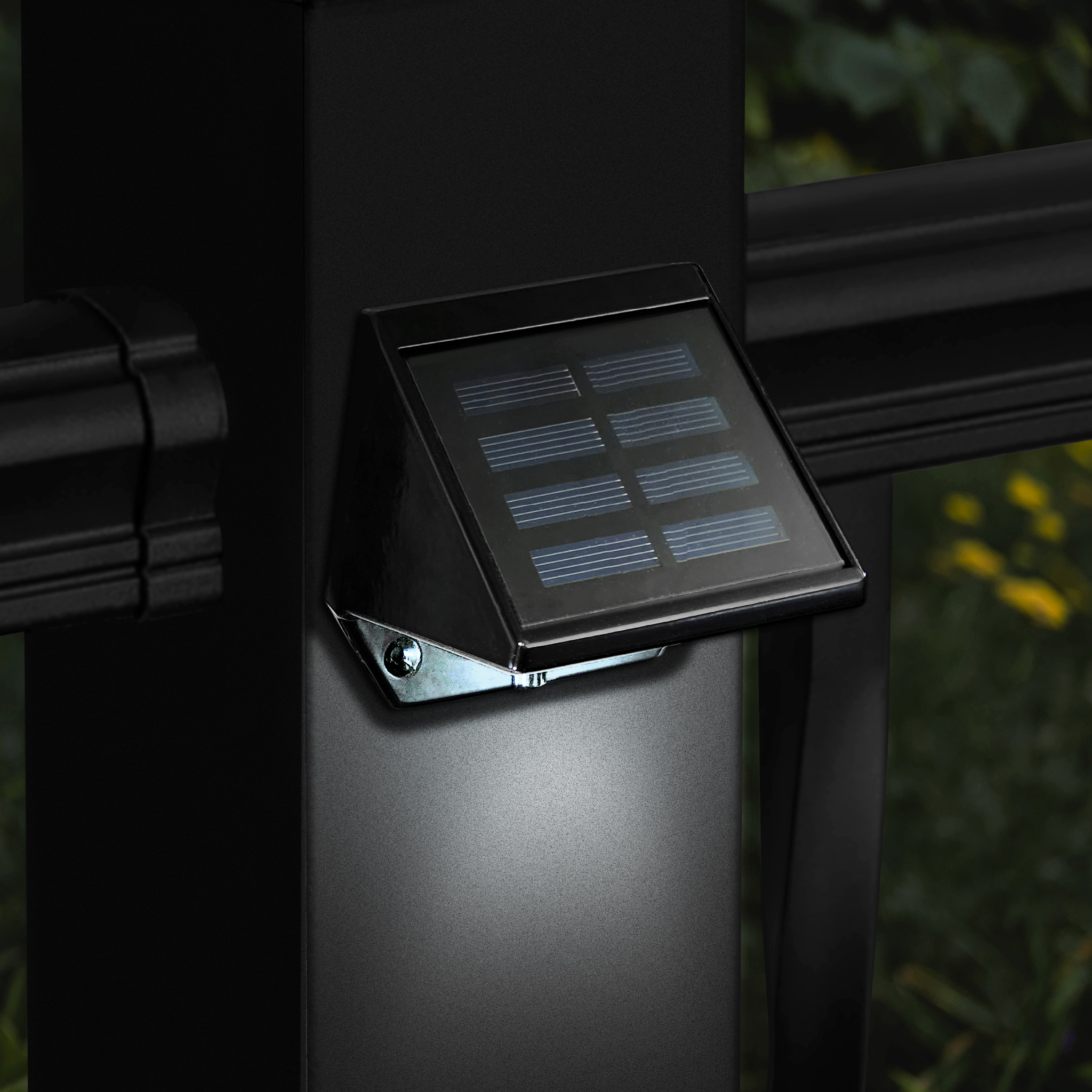Black Aluminum Deck & Wall Light