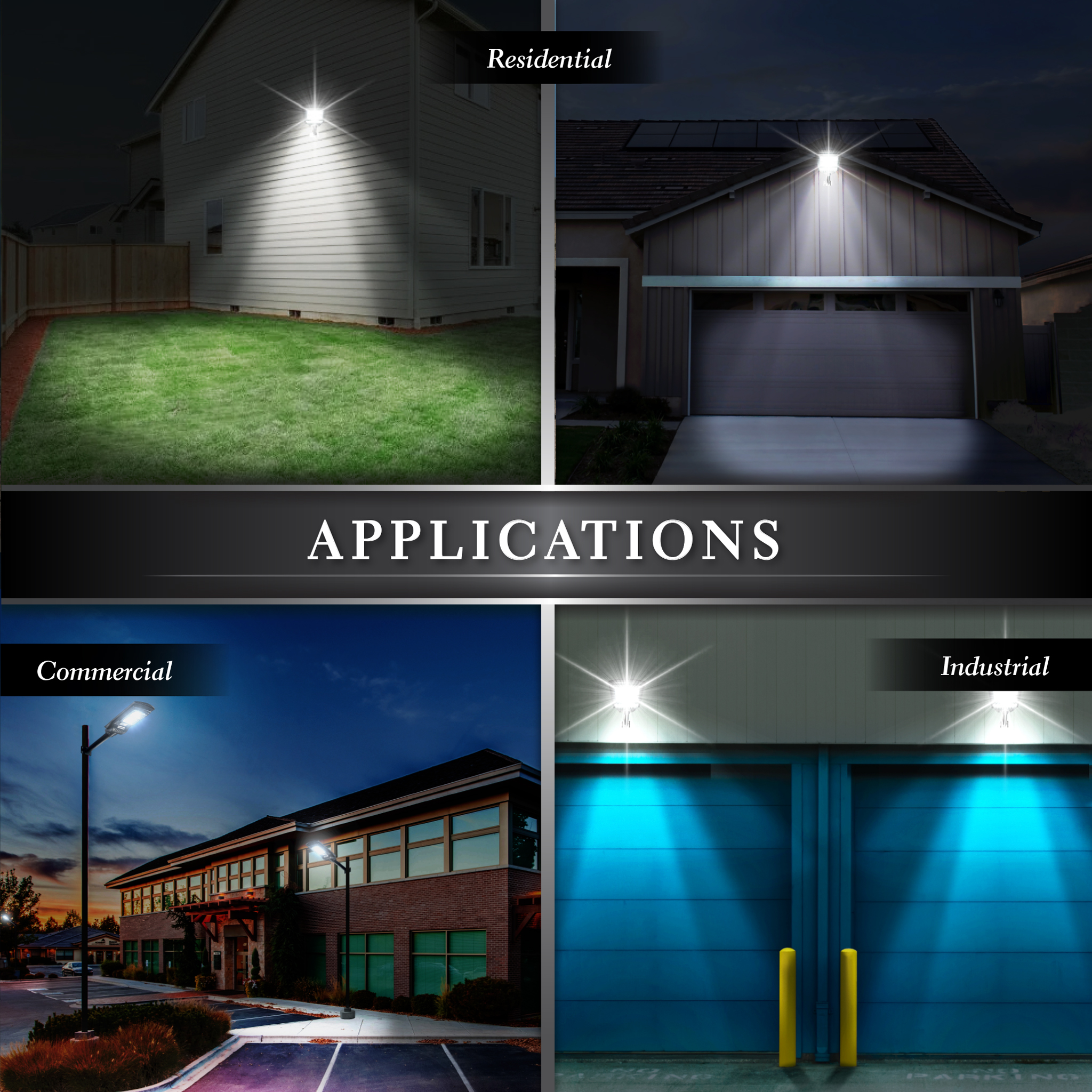 Solar Motion Sensor LED Street Light