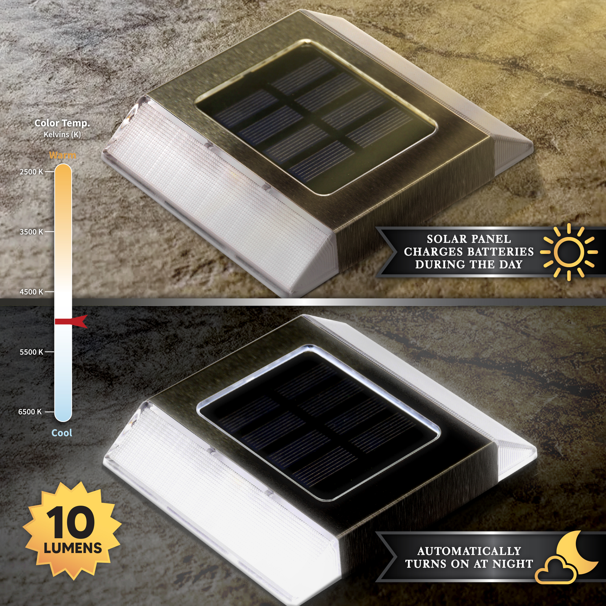  Stainless Steel Solar Path Light