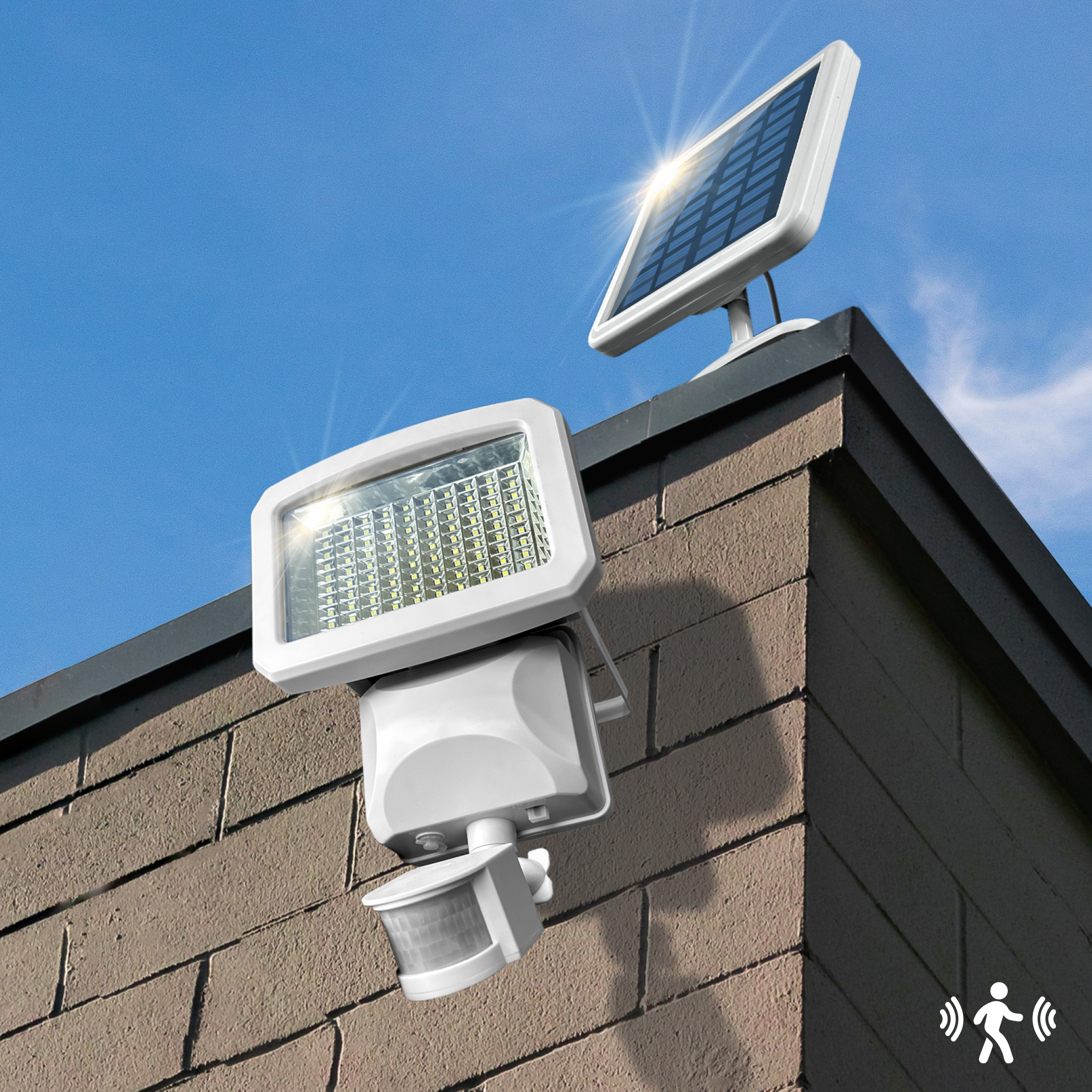 Solar Motion Sensor Security Light