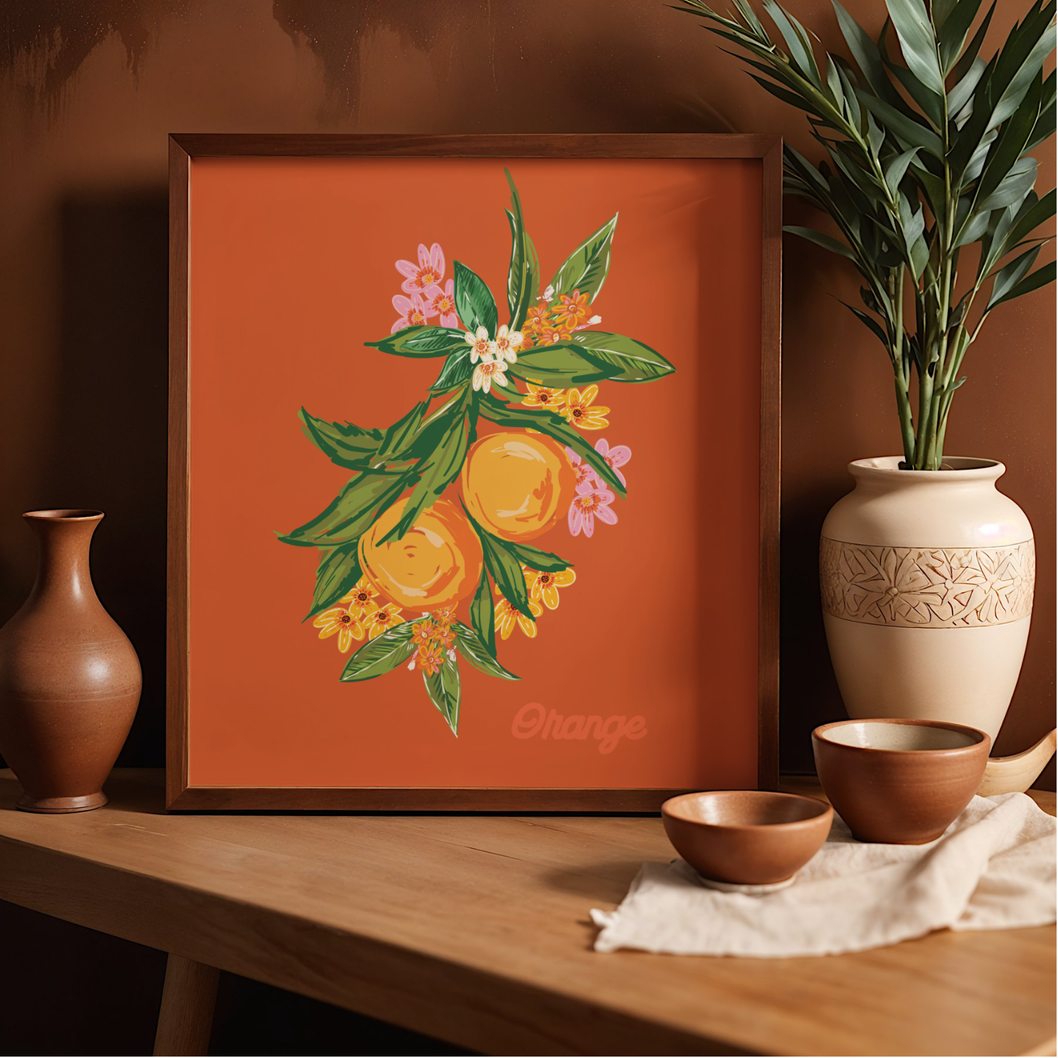 Orange Botanical