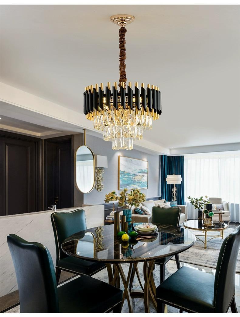 Lustre moderne en cristal - HMK-28