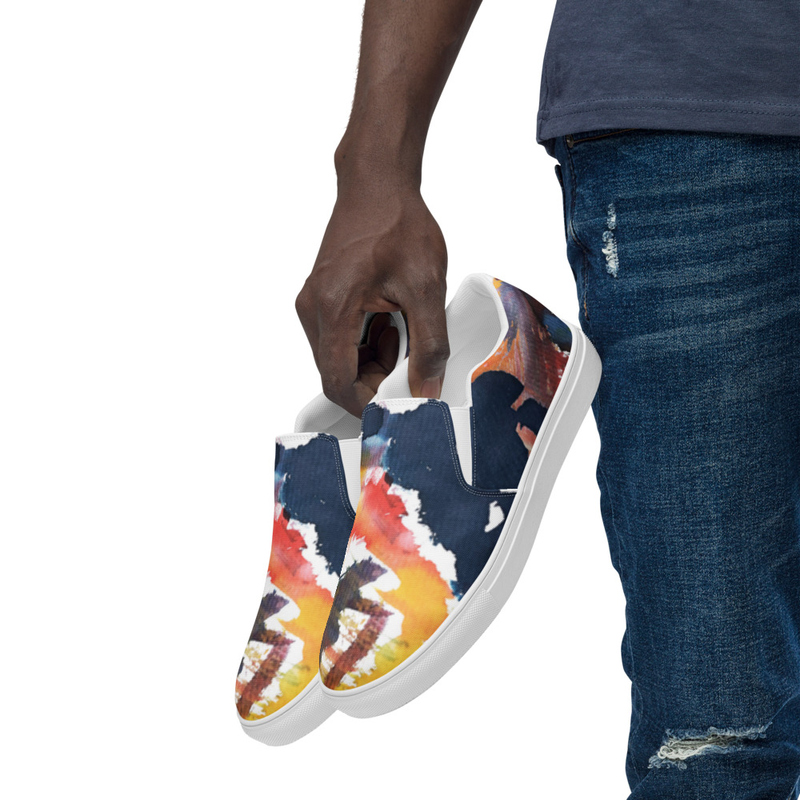 Herren-Slipper aus Canvas