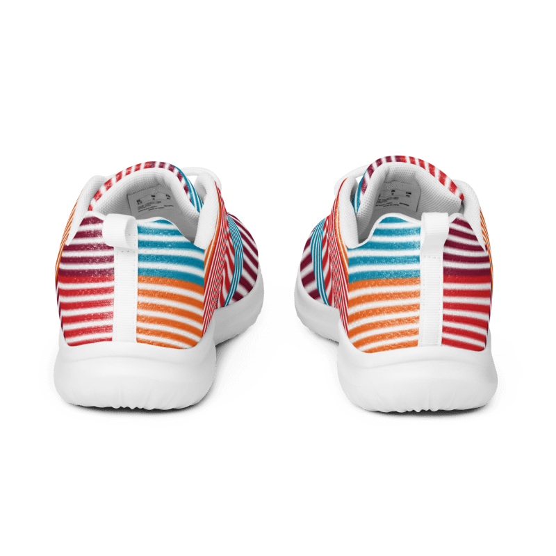 Bunte Streifen Sneakers