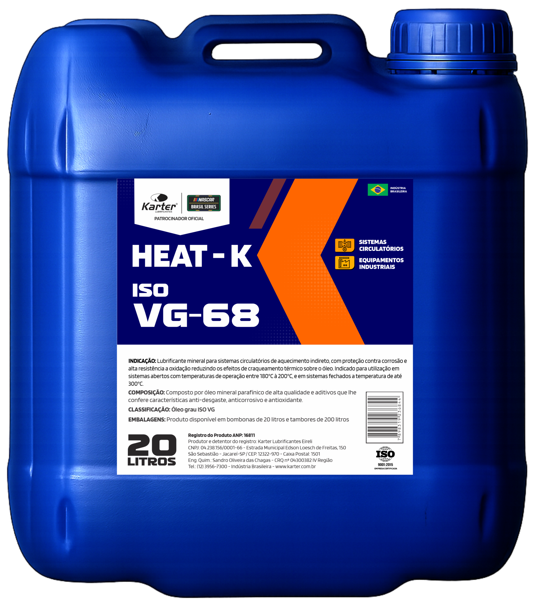 Óleo Térmico HEAT-K ISO VG-68 20L