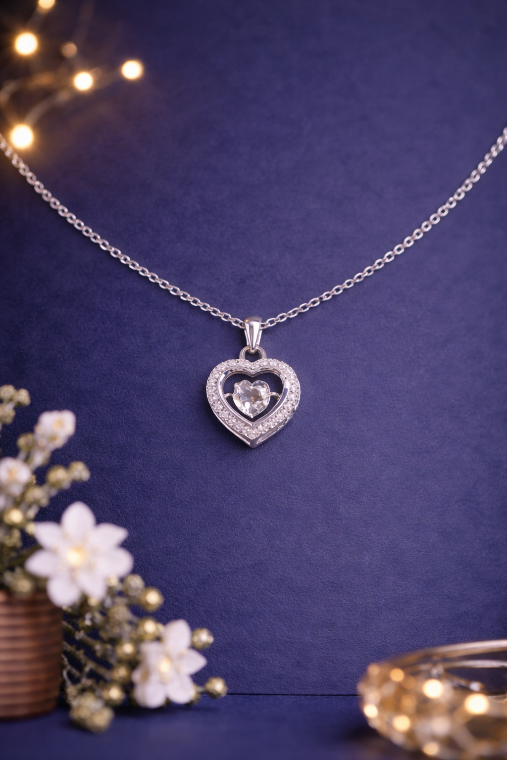 Heart Shaped Pendant Necklace
