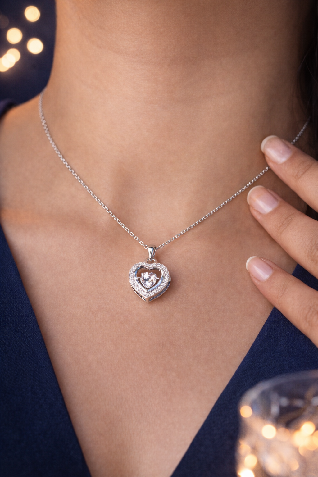 Heart Shaped Pendant Necklace