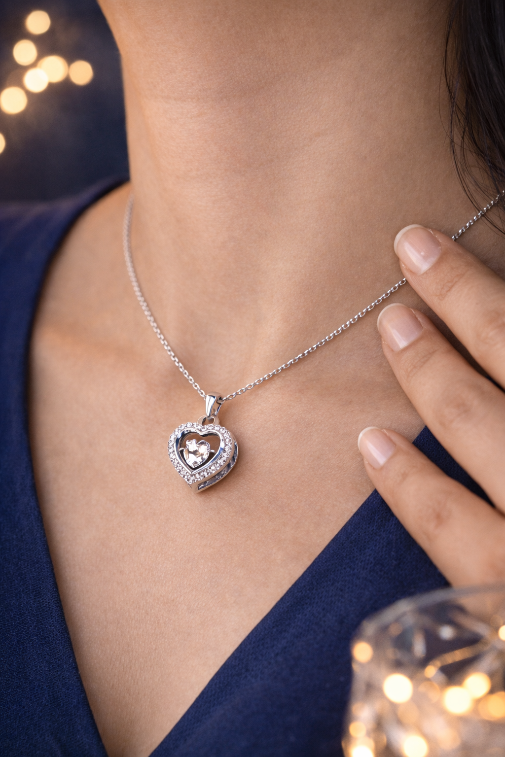 Heart Shaped Pendant Necklace