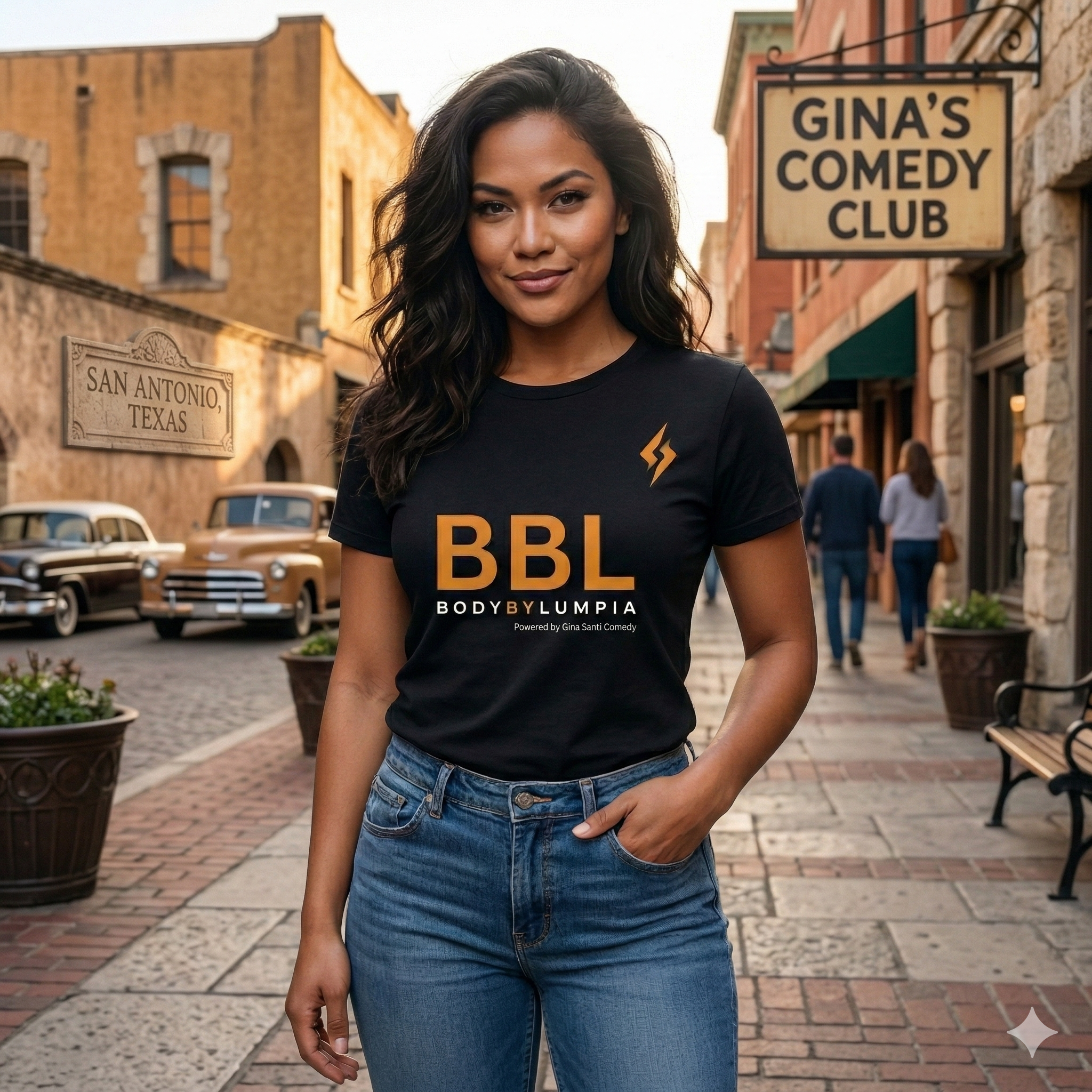 BBL Shirt — Gina Santi Comedy Edition (Pickup Only) New