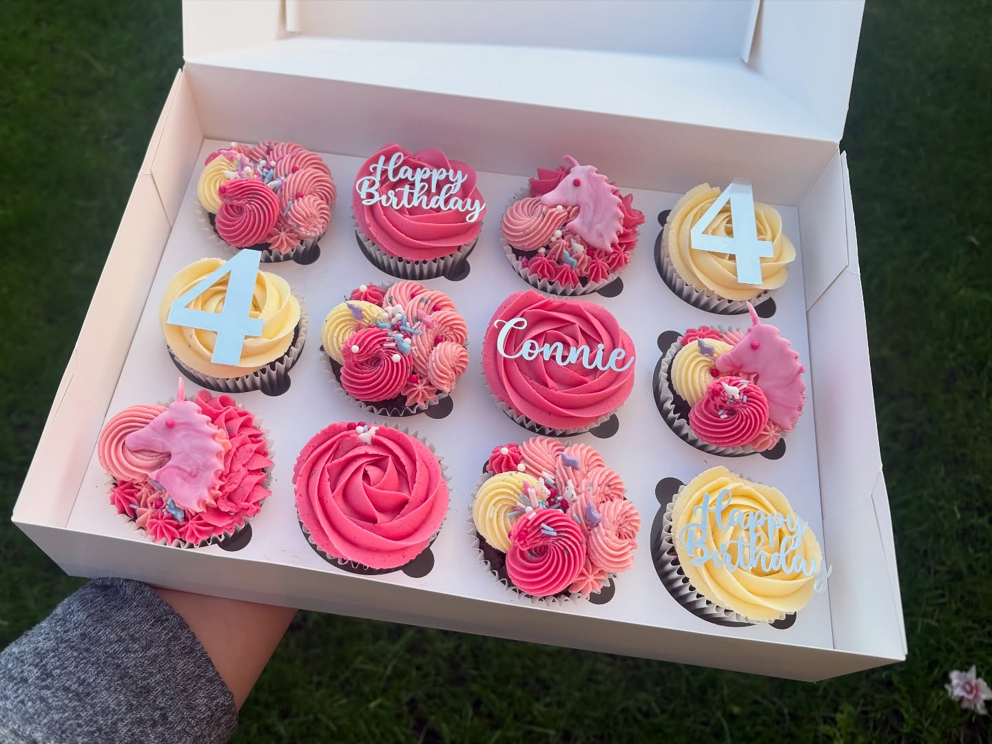 Birthday celebration cupcake box (COLLECTION OR LOCAL DELIVERY)