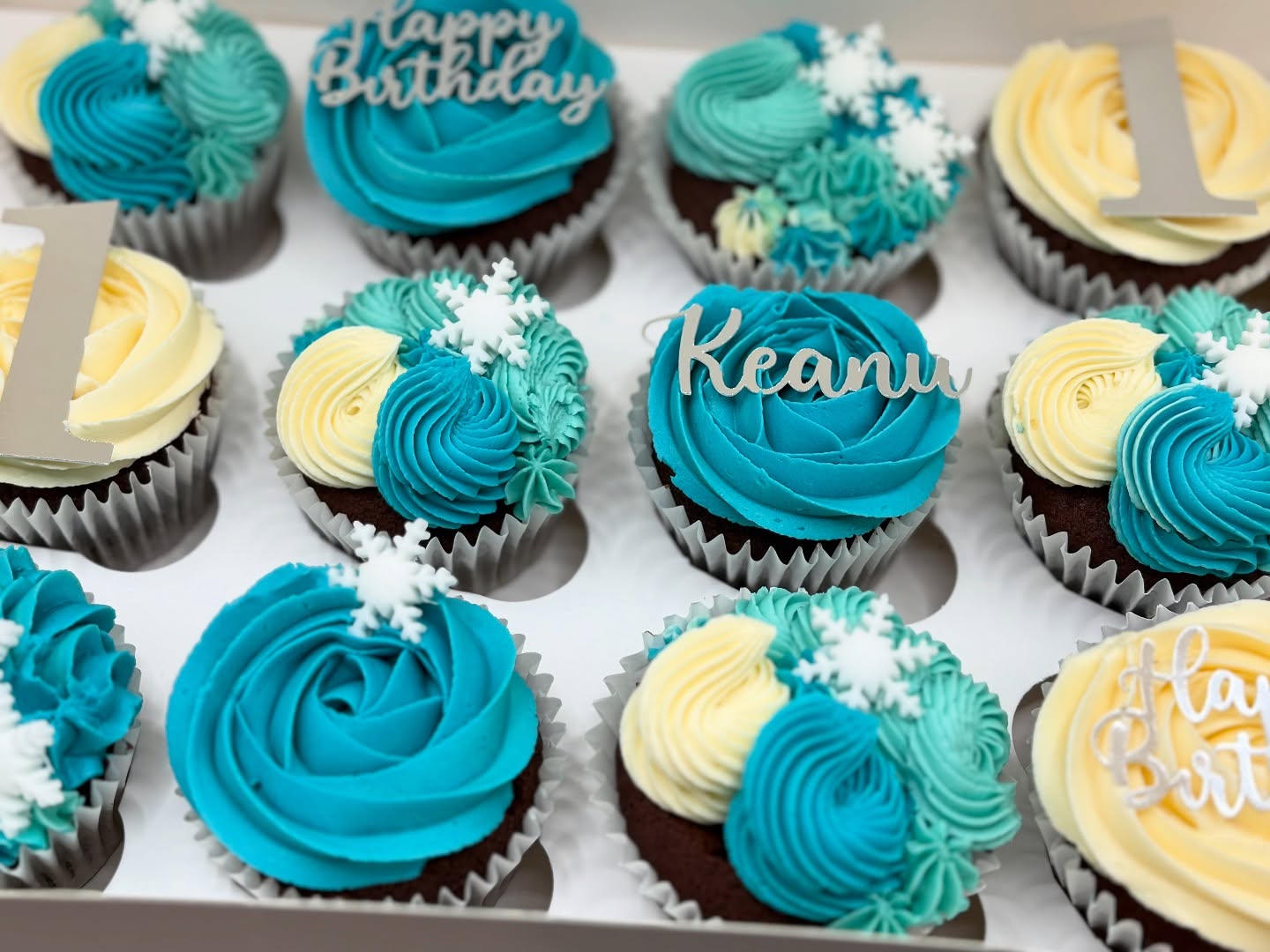 Birthday celebration cupcake box (COLLECTION OR LOCAL DELIVERY)