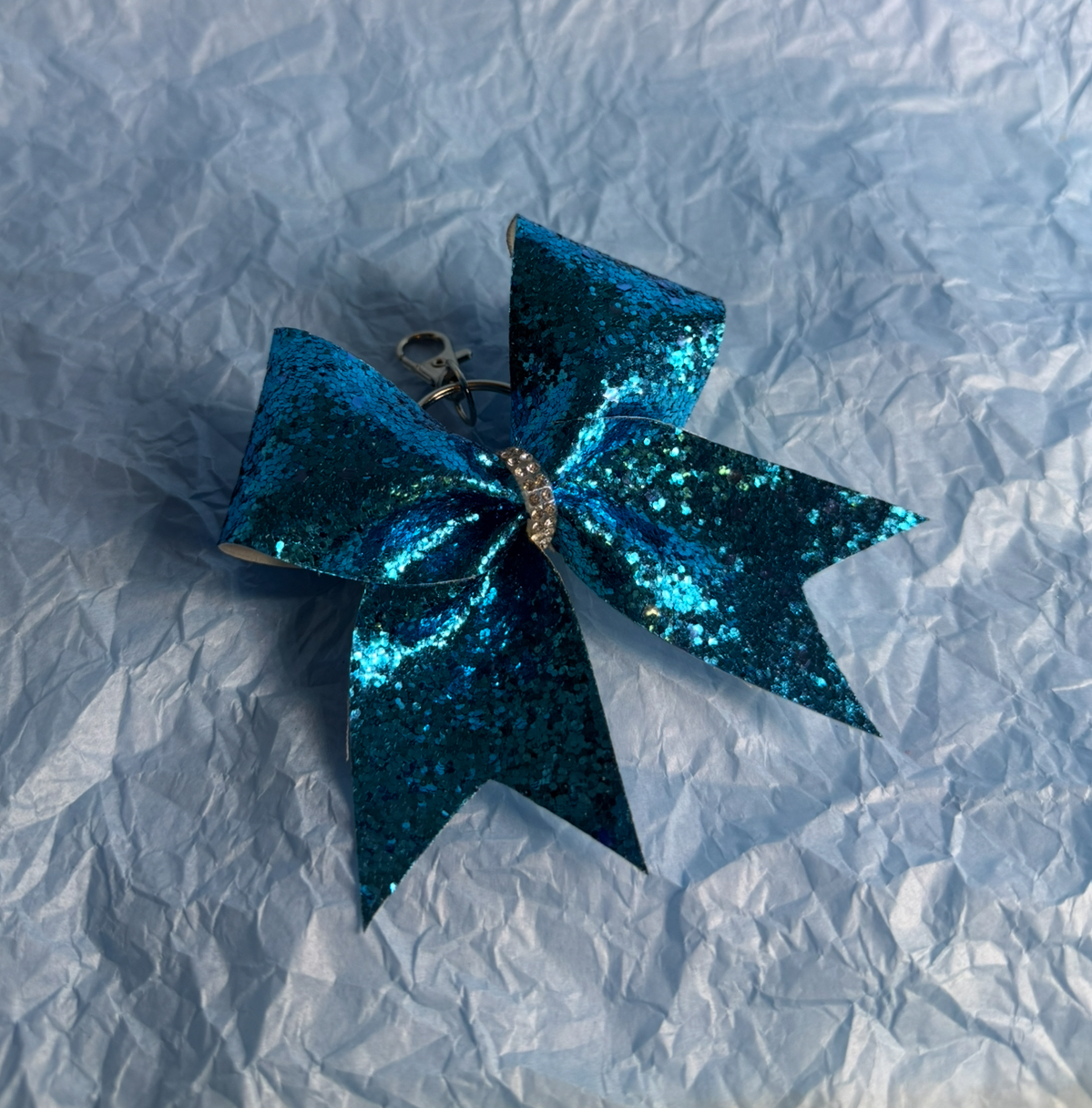 Chunky Glitter Anhängerschleife