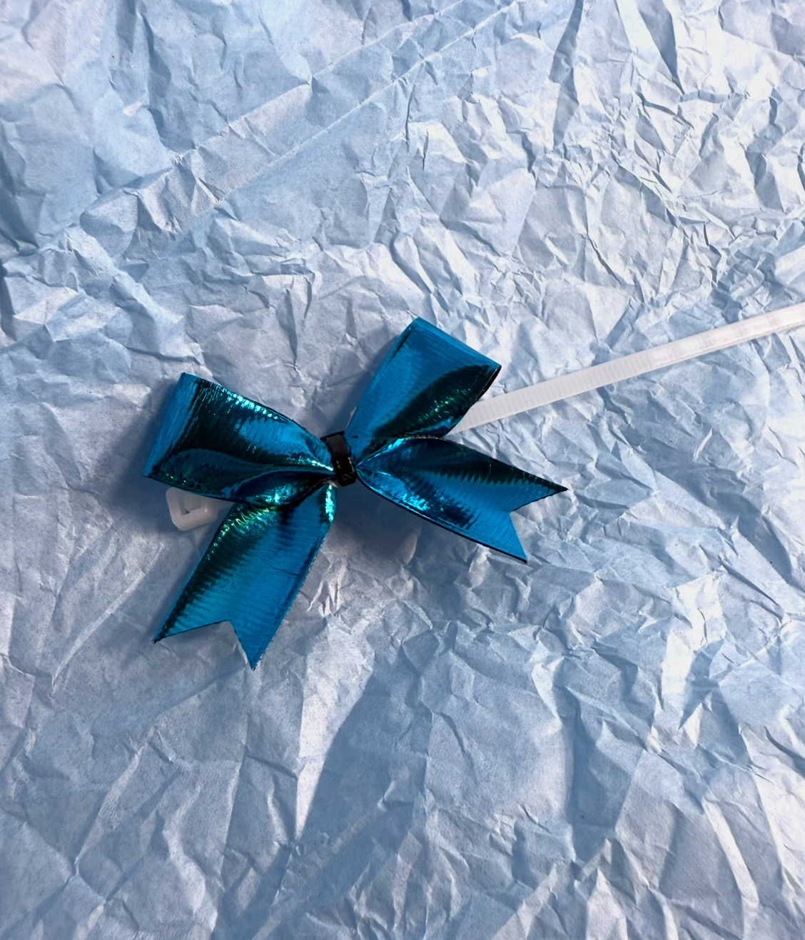 Schuhschleife - Holo Blau