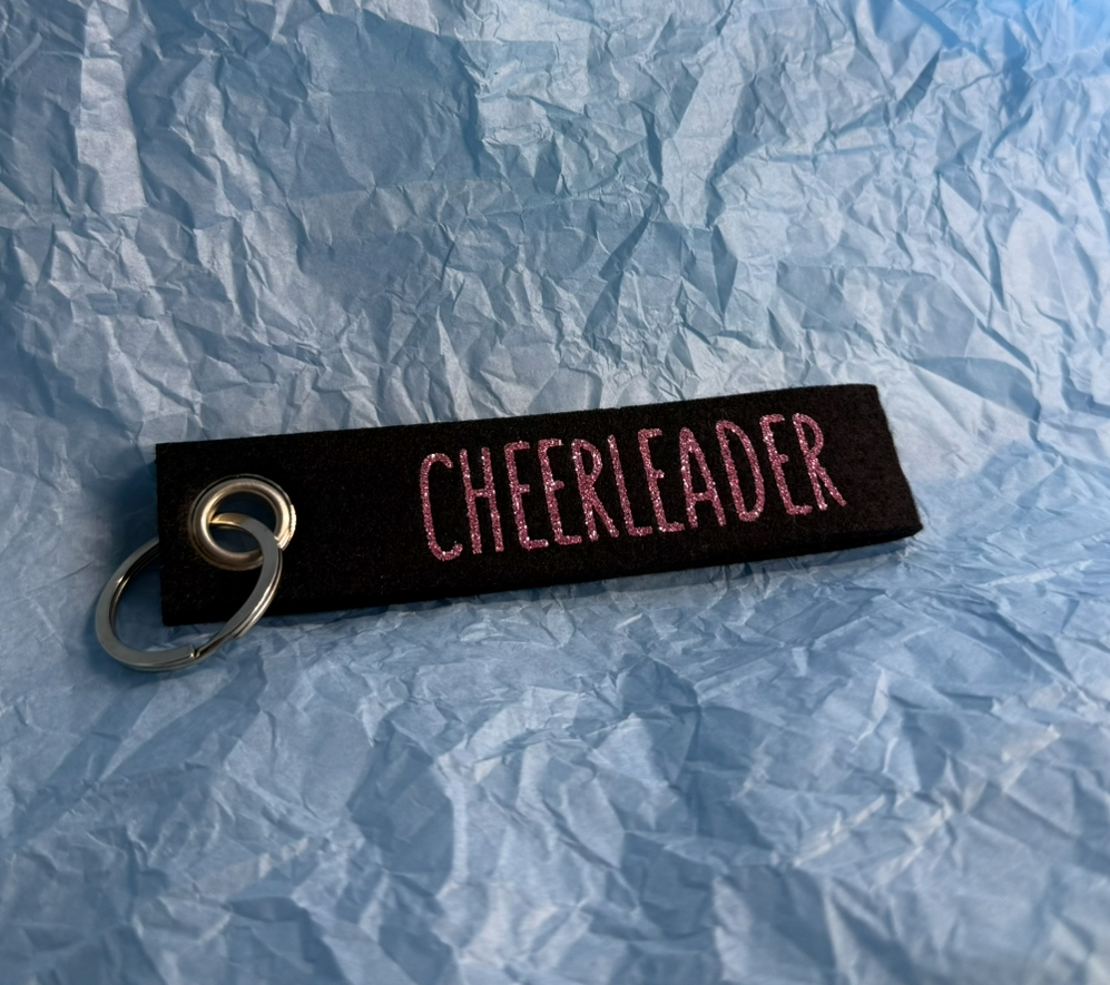 Filz Schlüsselanhänger - CHEERLEADER