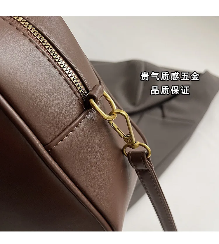 Bolso de Mano Marrón Elegante