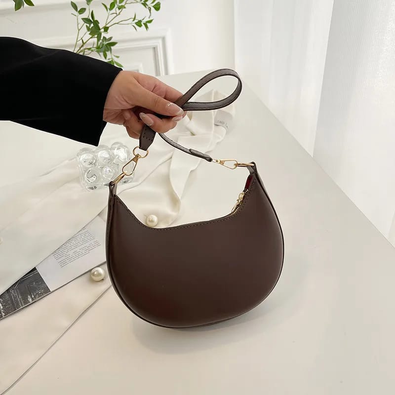 Bolso de Mano Negro Minimalista