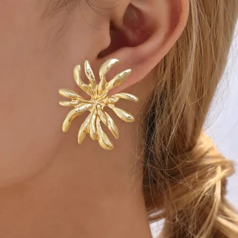 Arete de Flor Dorada