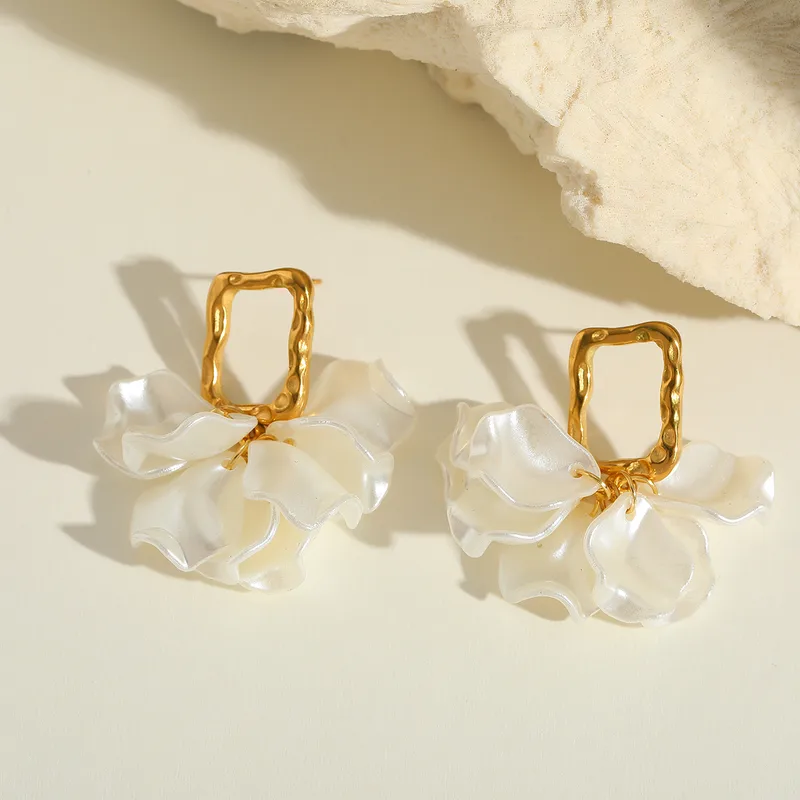 Set de joyas flor perla