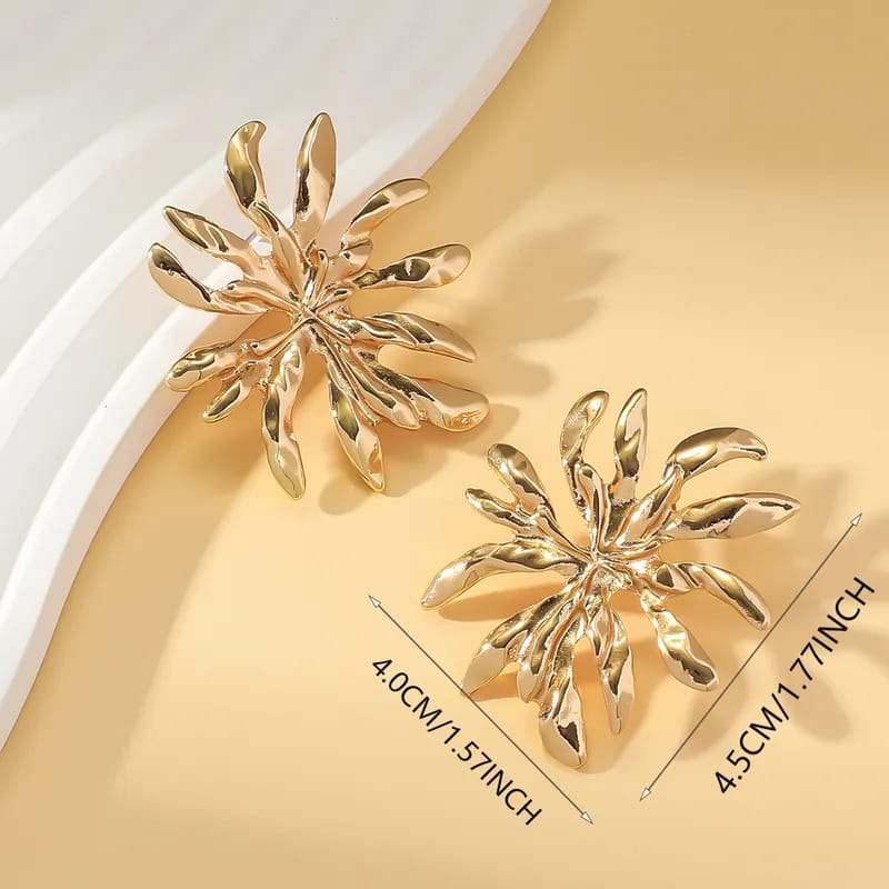 Arete de Flor Dorada