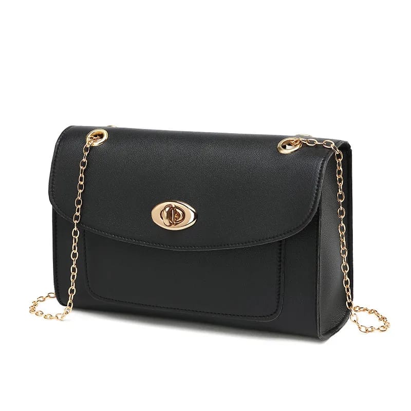 Bolso de Hombro Elegante Negro