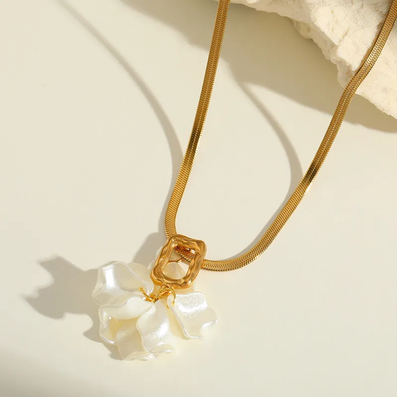 Set de joyas flor perla