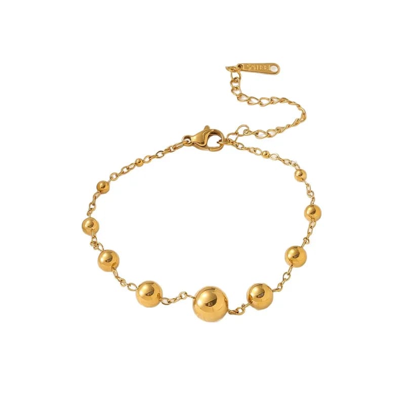 Set de joyería dorada