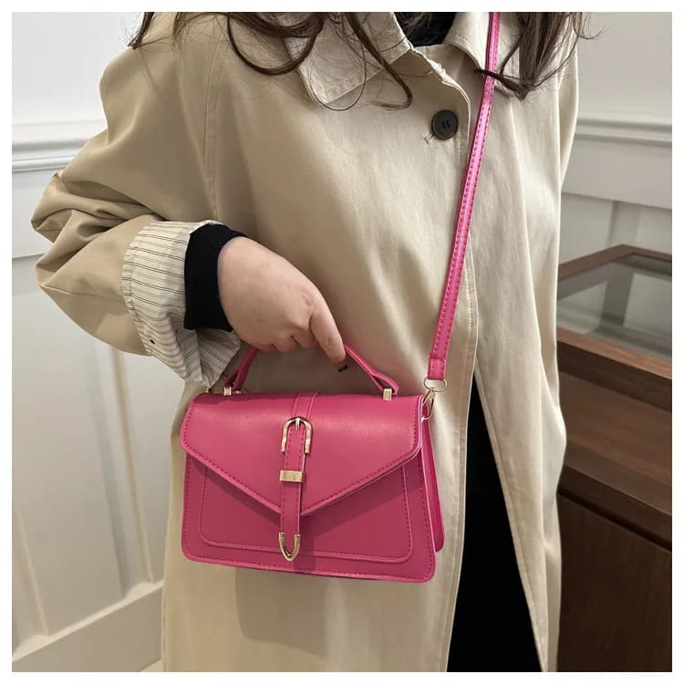 Bolso de mano fucsia