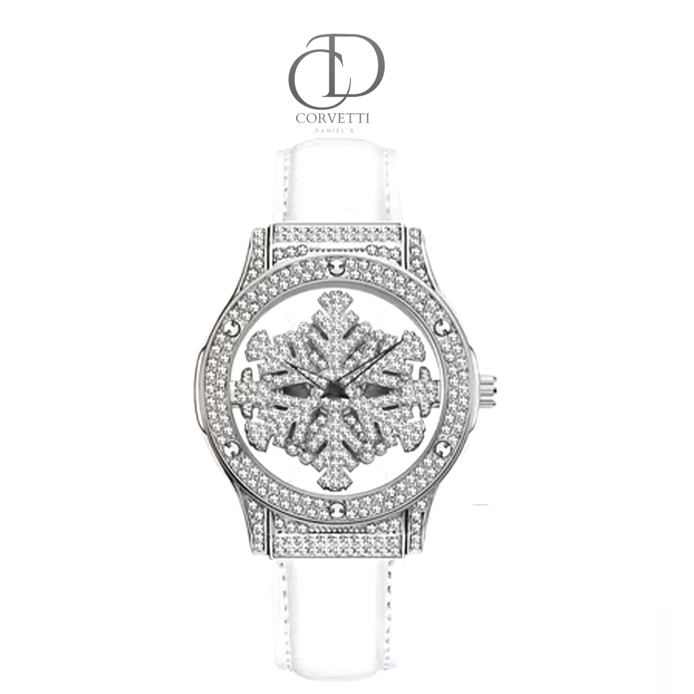 Reloj copo de nieve - acción de movimiento con muñeca 