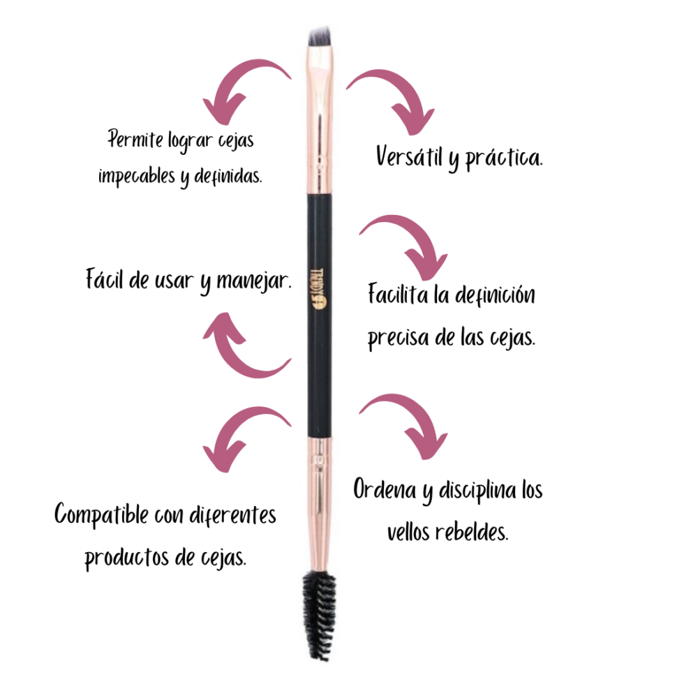 Brocha Doble Cejas