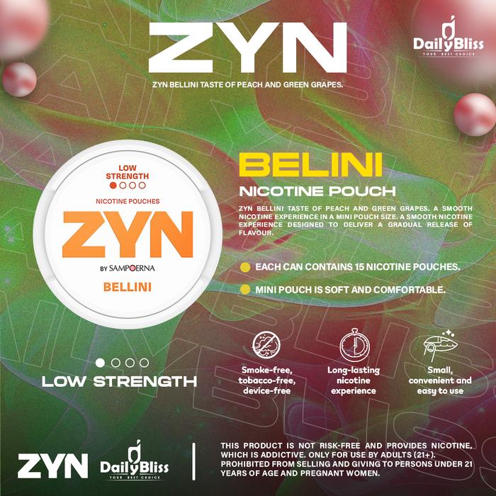 ZYN BELLINI MINI DRY 15S ORIGINA