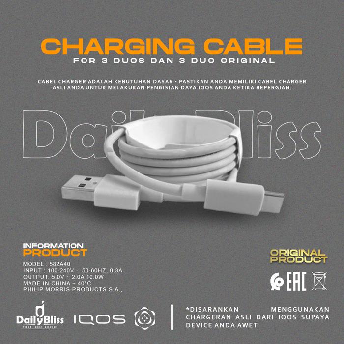 CHARGING CABLE FOR 3 DUOS DAN 3 DUO ORIGINAL