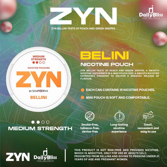 ZYN BELLINI MINI DRY 15S ORIGINA