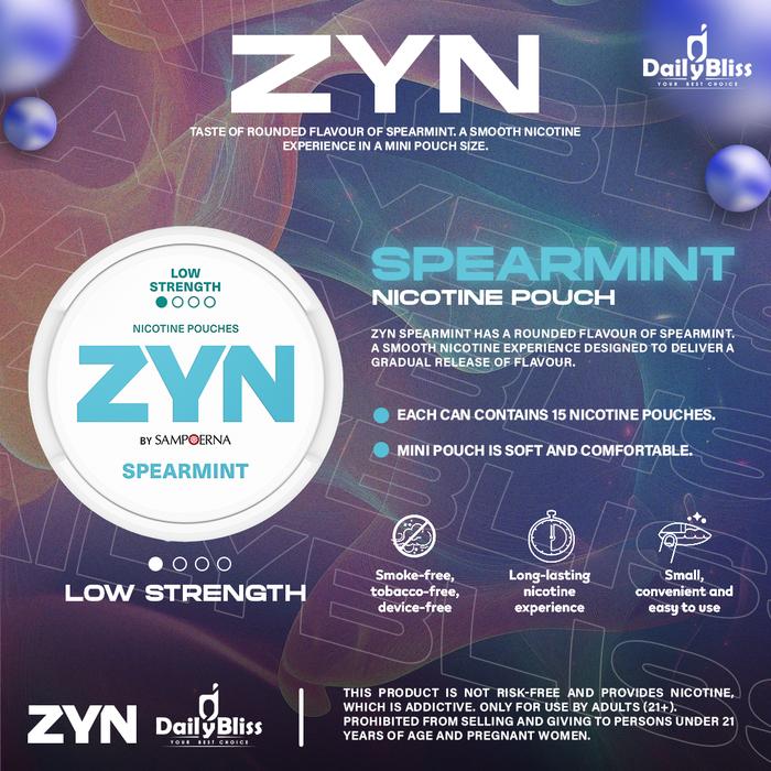 ZYN SPEARMINT MINI DRY 15S ORIGINAL