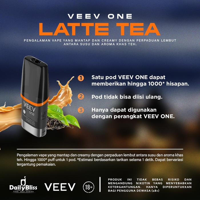 VEEV ONE CARTRIDGE LATTE TEA POD ORIGINAL