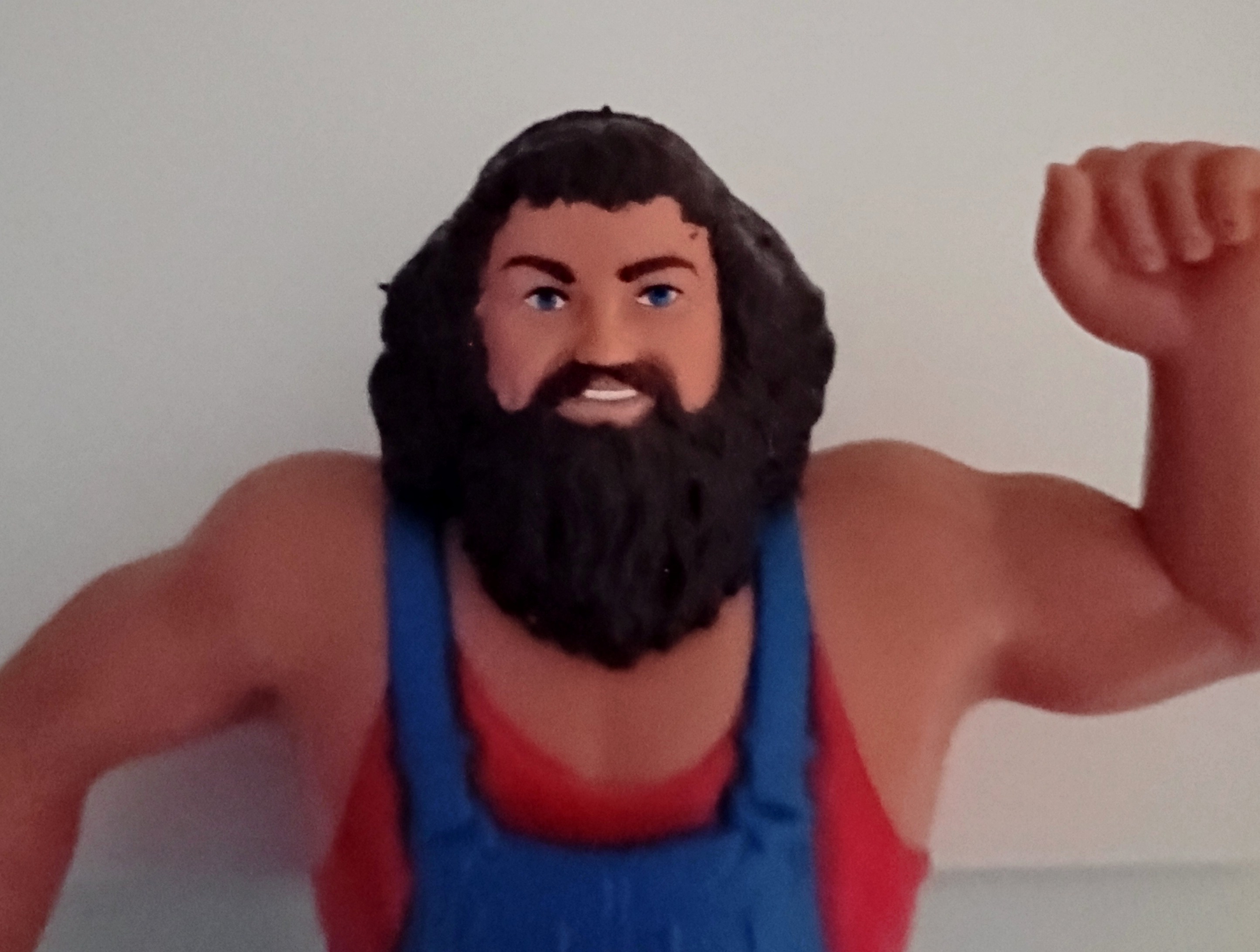Hillbilly Jim WWE Rubber Wrestler 1985 Action Figure