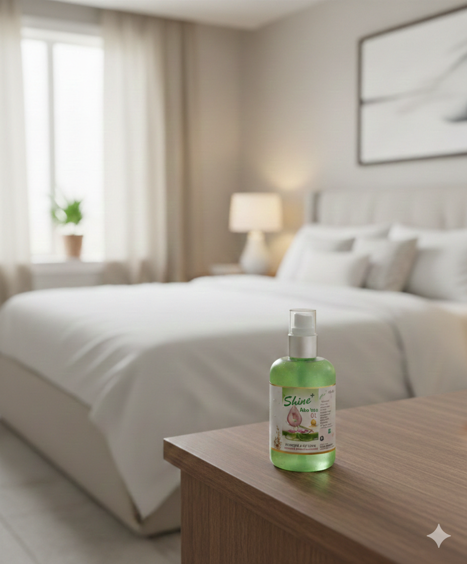 Shine Plus Pure Aloe Vera Gel (Rose)