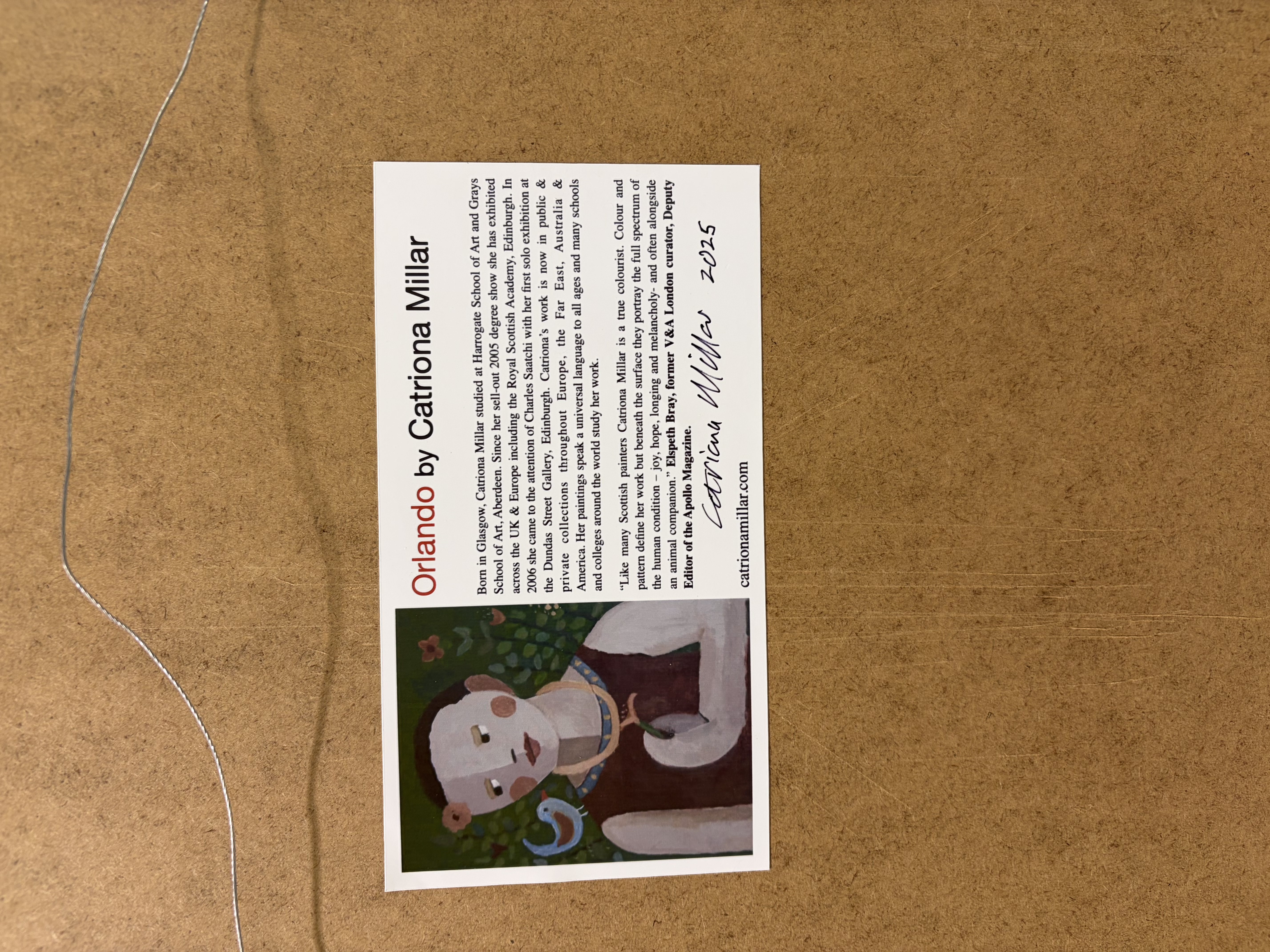 Catriona Millar (b.1956), Scottish