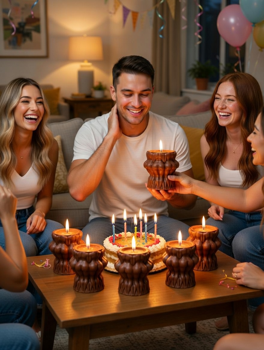 The "Derrière" Candle: Art, Function, and a Little Mischief