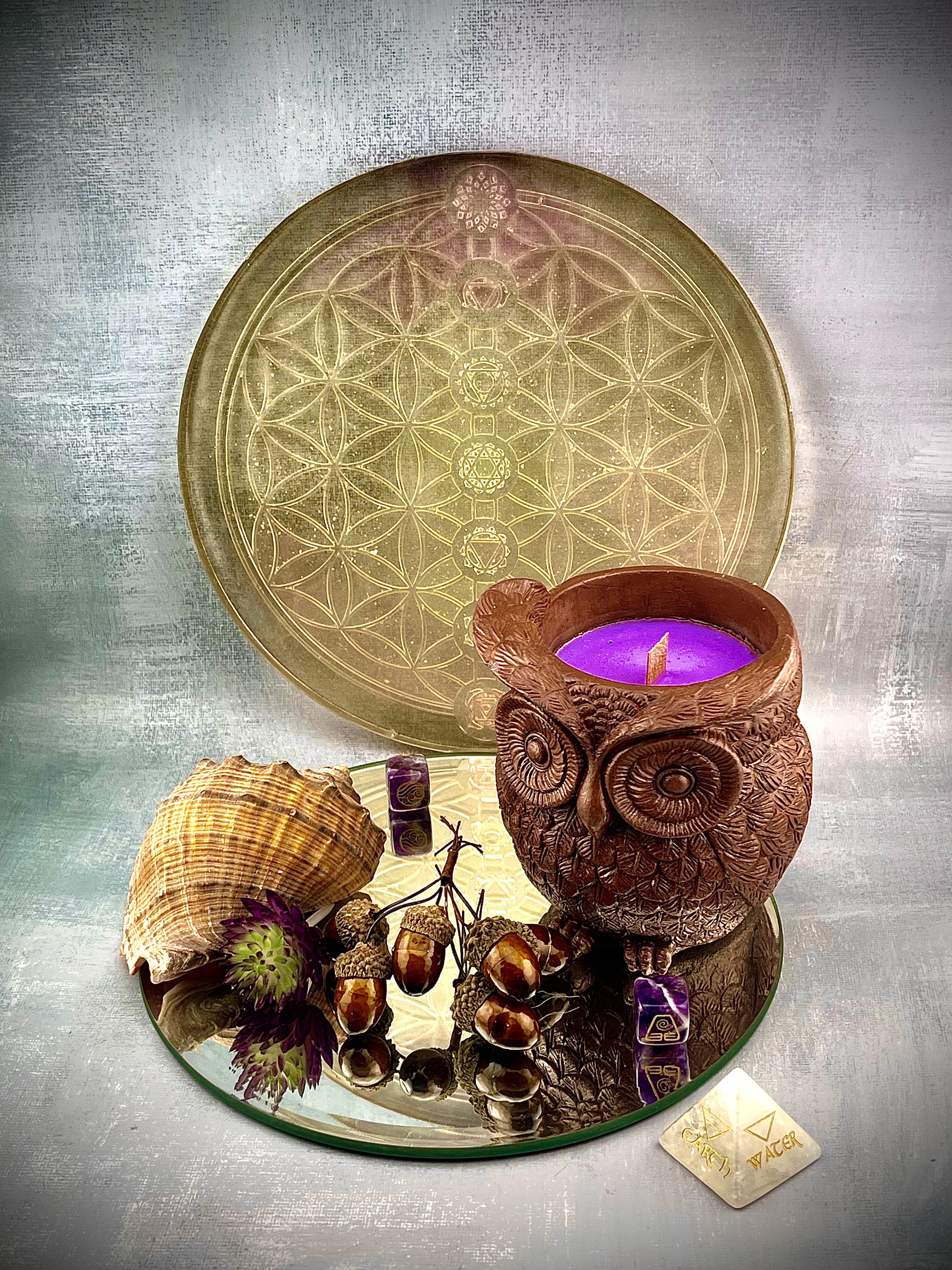 ASMR Coconut Crackling Candle, Trataka - Candle Gazing Meditation, Lavender Fragrance