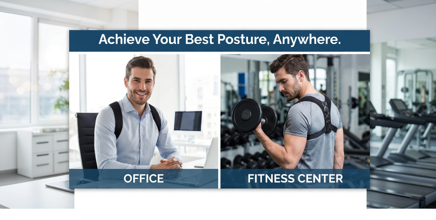 Posture Corrector Brace - Relief for Scoliosis, Kyphosis & Spinal Pain